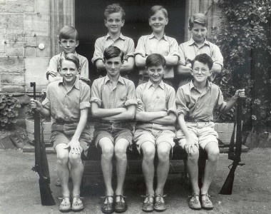 standing left to right: Robinson, Fitzroy, Elliott, Glover. Seated l-r: Rankin, Marsh, Gaskell,French