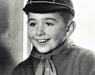 In Cubs uniform. The cub troop was run by Miss Brack. Photo by Mr Colin Mansfield