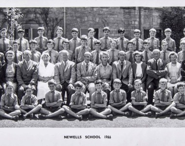Staff : L-R. Nurse Marriot, Mr Hoskins(English),Mrs vellacot(Scripture)Col.Reford (Geog),Matron, Mr Gamon, Capt P.Hope-Lang, Mrs Hope-Lang, Mr Dancy (French),Mrs Dancy (languages), Capt Stokes (Maths) Mrs Clifford (Piano). First row standing,Second on the right Jeremy Tracey,School nr.41 Briton