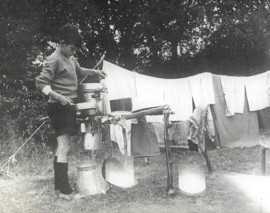 Hanging out the washing Photo Mr Colin Mansfield