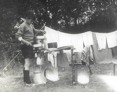 Hanging out the washing Photo Mr Colin Mansfield