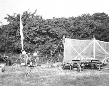 The camp staff dining room Photo Mr Colin Mansfield