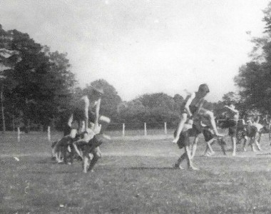 The jousting field for the Knights and their mounts. Photo Mr Colin Mansfield