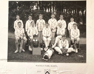 1924. Seafield Park
J.M.Burwood holding cricket bat
