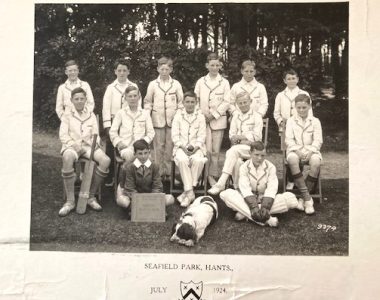 1924. Seafield Park
J.M.Burwood holding cricket bat