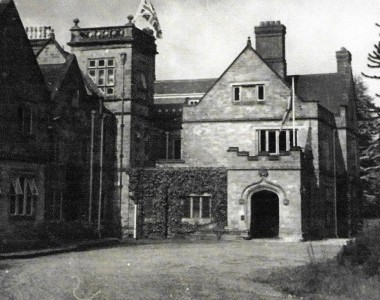 Main entrance Photo by Mr Colin Mansfield ( Teaching Staff) ( Union Jack on the tower askew !)