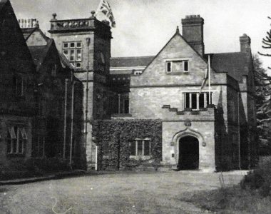 Main entrance Photo by Mr Colin Mansfield ( Teaching Staff) ( Union Jack on the tower askew !)