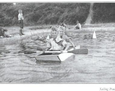 On the boat pond