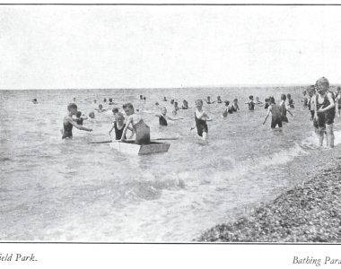 Swimming in the sea